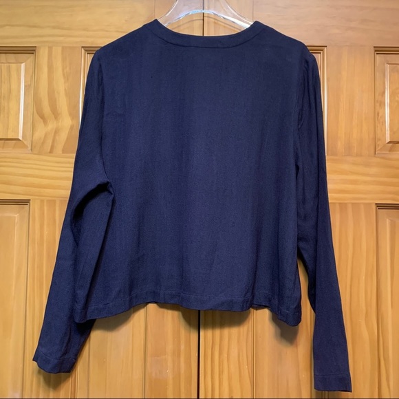 Eileen Fisher 100% Silk Top Size Small/Medium - Picture 3 of 4